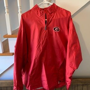 Nike uga quarter zip pullover windbreaker size L